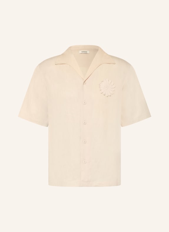 SANDRO Koszula wypoczynkowa o kroju regular fit KREMOWY