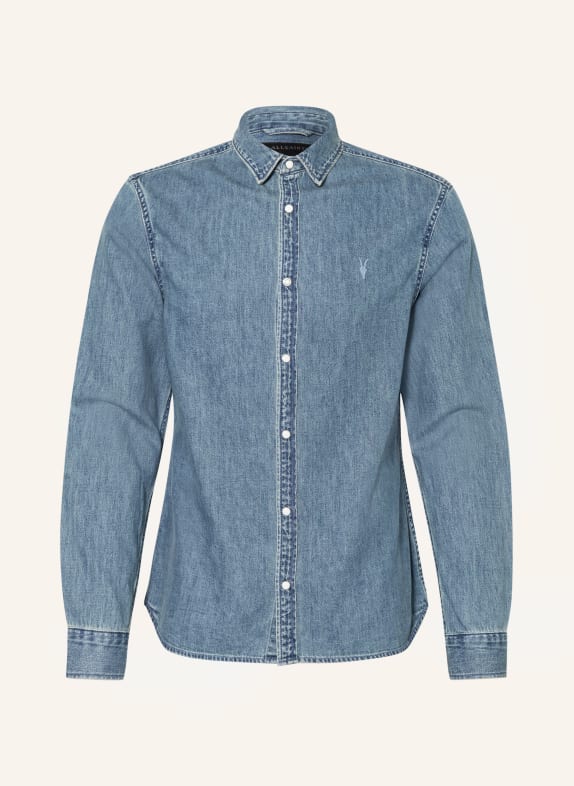 ALLSAINTS Jeanshemd GLEASON Slim Fit BLAUW