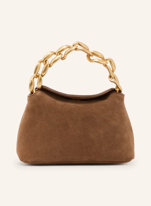 REISS Torebka PEONY BRĄZOWY / ZŁOTY