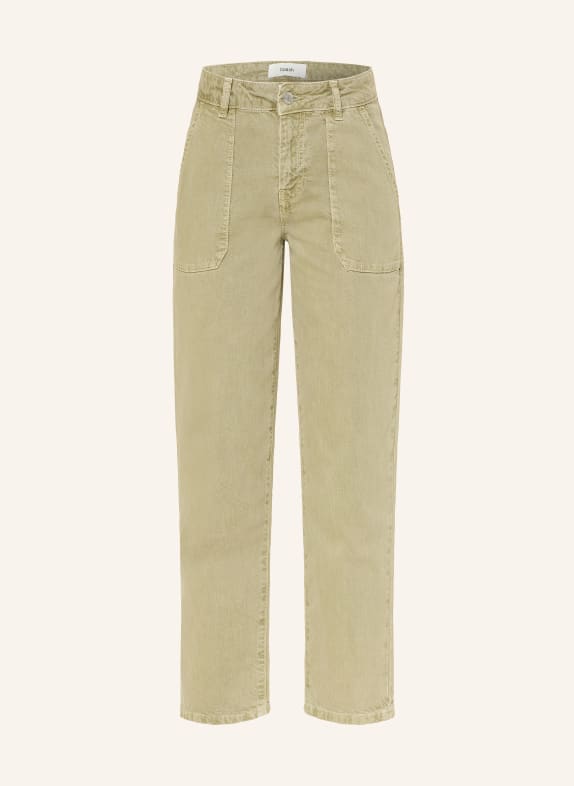 ba&sh Cropped Jeans FALLY green khaki