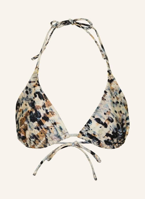 ALLSAINTS Triangel-Bikini-Top SAPH BRAUN / GRAU / SCHWARZ