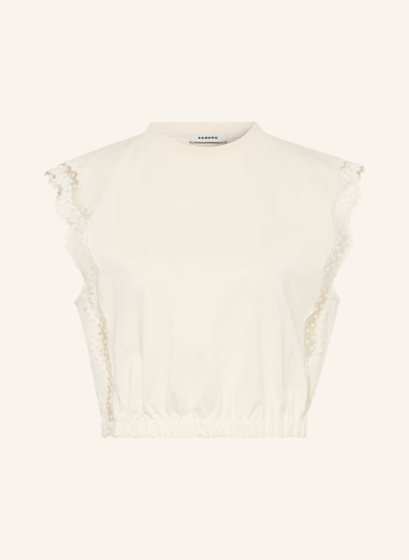 SANDRO Top ECRU
