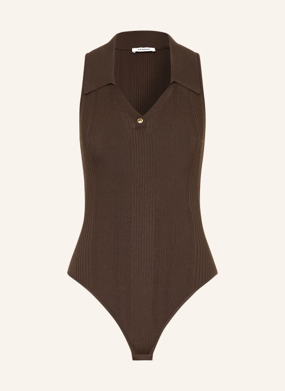 SANDRO Treść CIEMNOBRĄZOWY