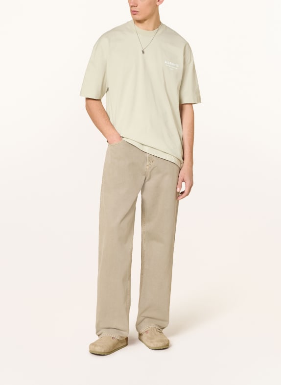 ALLSAINTS T-shirt DREAMER LICHTGROEN / WIT