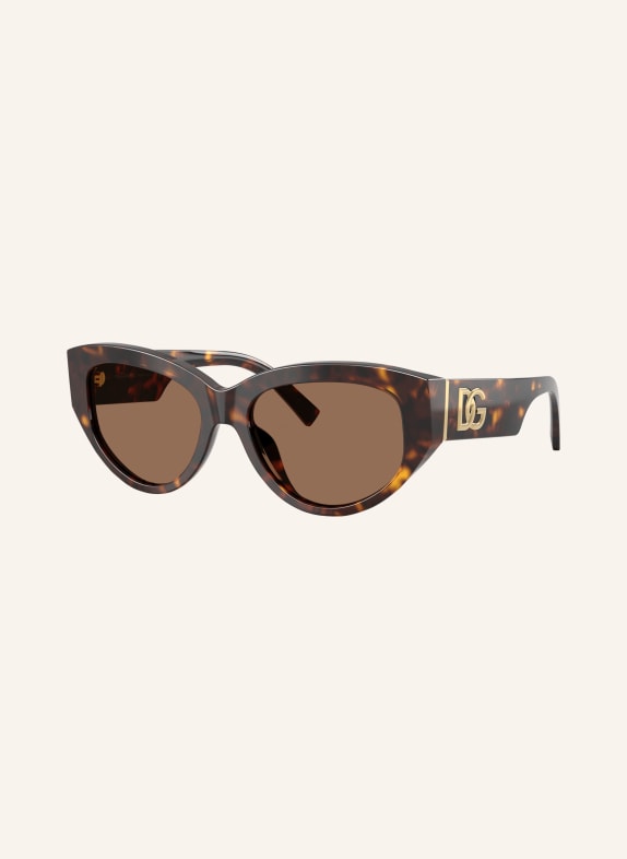 DOLCE & GABBANA Okulary przeciwsłoneczne DG4514 HAVANA/ BRĄZOWY
