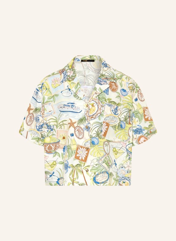 maje bluzka KREMOWY / JASNOŻÓŁTY / OLIWKOWY