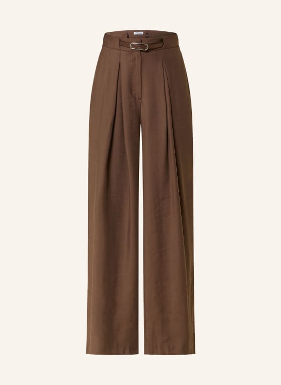MORE & MORE HAZEL Marlene Pants DARK BROWN