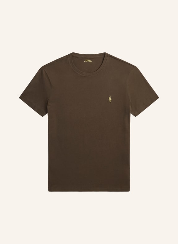 POLO RALPH LAUREN T-shirt CIEMNOBRĄZOWY