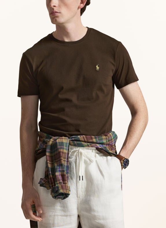 POLO RALPH LAUREN T-Shirt DUNKELBRAUN