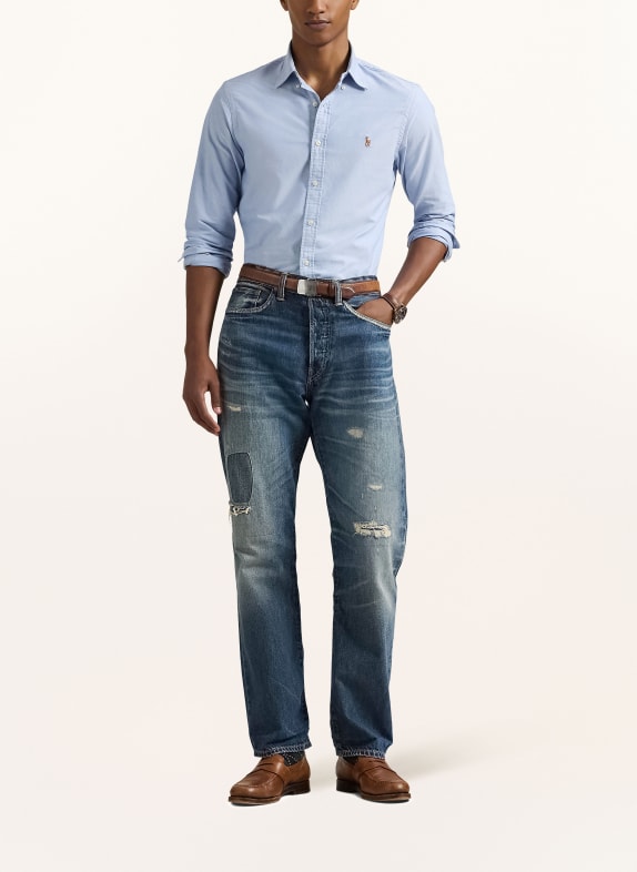 POLO RALPH LAUREN Chemise Oxford Slim Fit BLEU CLAIR