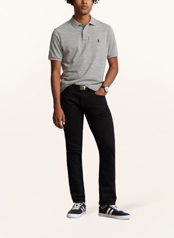 POLO RALPH LAUREN Polo piqué coupe slim GRIS MÉLANGÉ