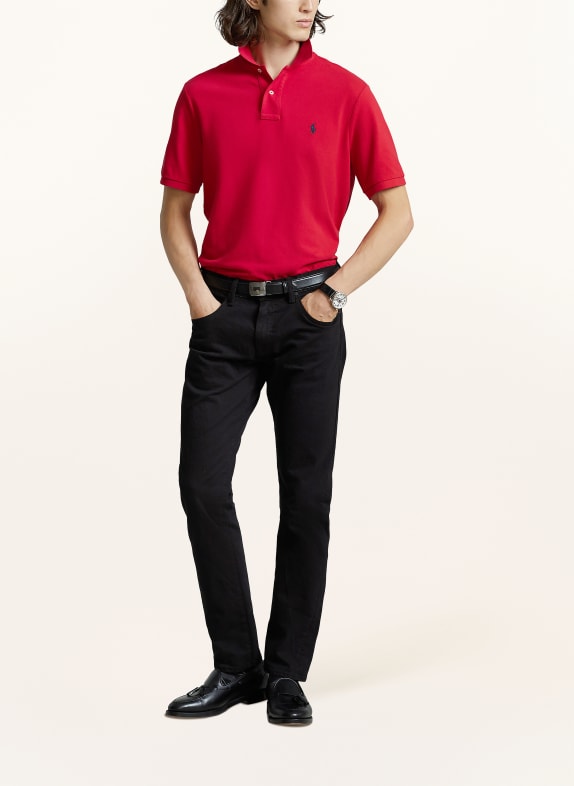 POLO RALPH LAUREN Polo piqué coupe slim ROUGE