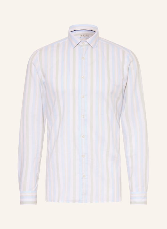 OLYMP Hemd Level Five super slim WEISS / HELLGRÜN / HELLBLAU
