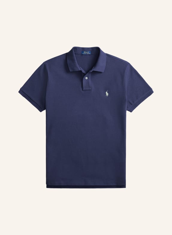 POLO RALPH LAUREN Polo piqué coupe slim personnalisé BLEU FONCÉ