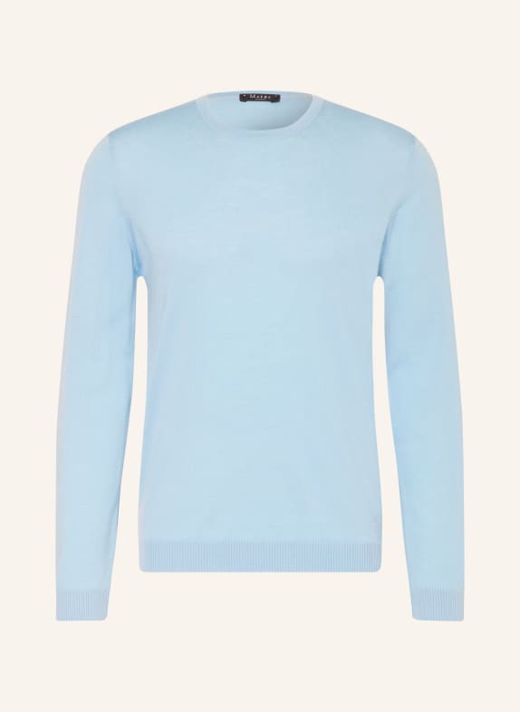 MAERZ MUENCHEN Pullover aus Merinowolle HELLBLAU