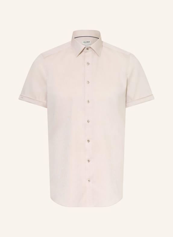 OLYMP Halbarm-Hemd Level Five body fit BEIGE