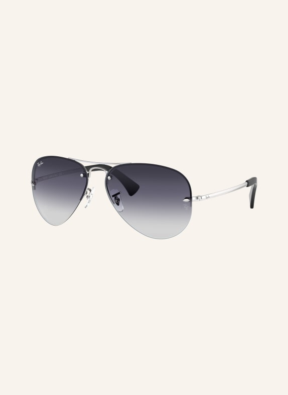 Ray-Ban Sonnenbrille RB3449 AVIATOR SILBER/ GRAU VERLAUF