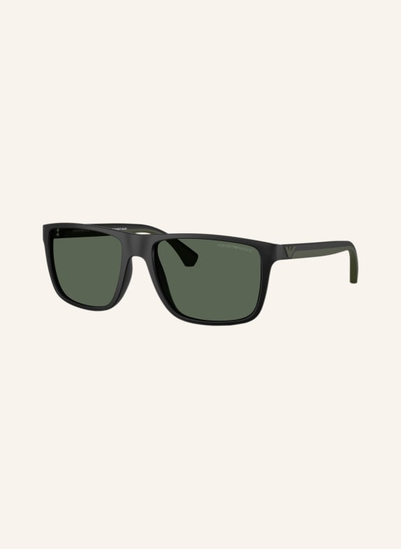 EMPORIO ARMANI Sonnenbrille EA4033 MATT SCHWARZ/ DUNKELGRÜN