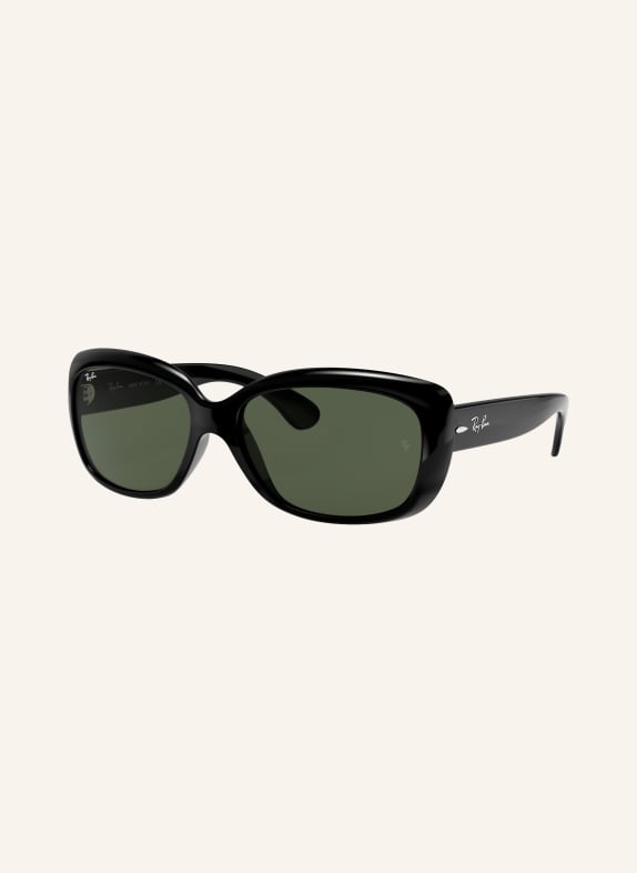 Ray-Ban Sunglasses RB4101 JACKIE OHH BLACK/DARK GREEN