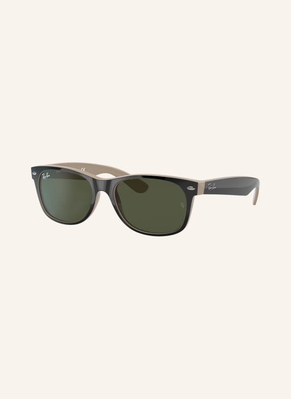 Ray-Ban Sonnenbrille RB2132 NEW WAYFARER SCHWARZ/ GRÜN