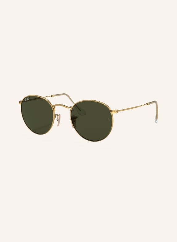 Ray-Ban Sonnenbrille RB3447 ROUND GOLD/ GRÜN