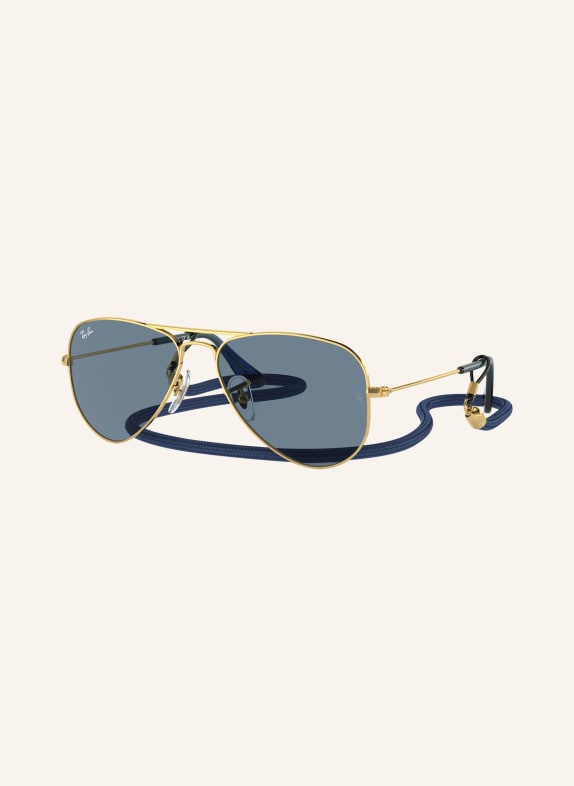 Ray-Ban Sonnenbrille RJ9506S GOLD/ BLAU VERSPIEGELT