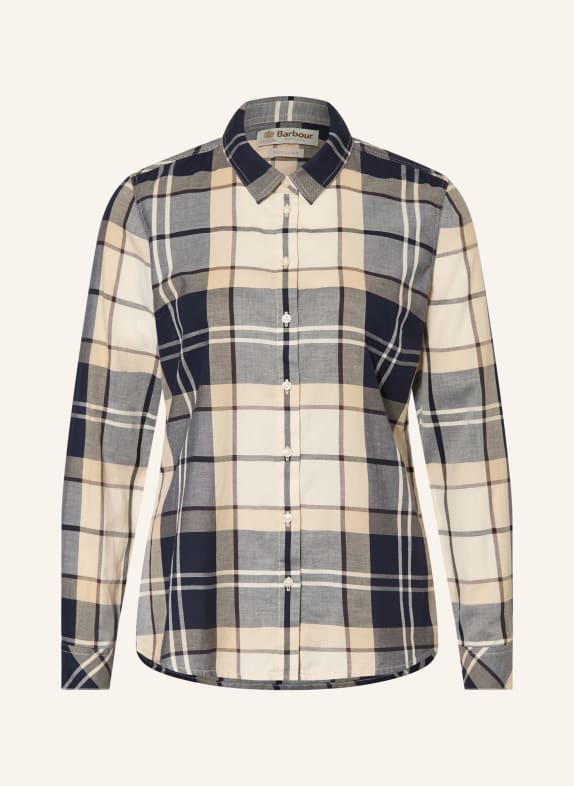 Barbour Overhemdblouse BREDON DONKERBLAUW / BEIGE