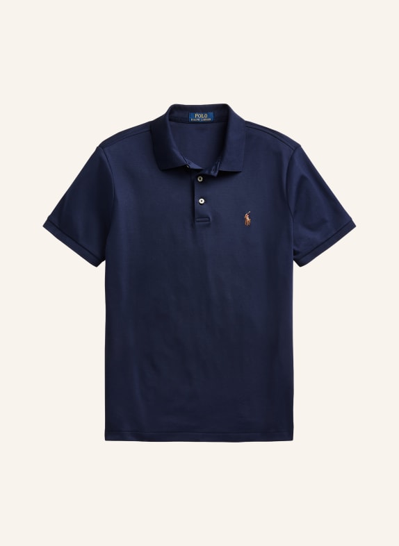POLO RALPH LAUREN Jersey-Poloshirt Custom Slim Fit DUNKELBLAU