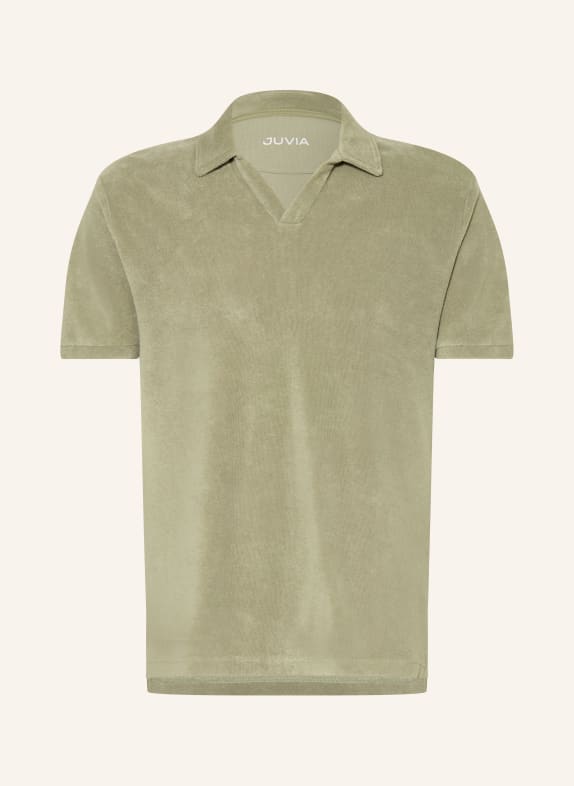 Juvia terry cloth polo shirt OLIVE
