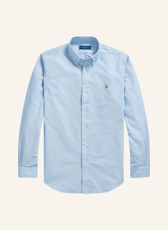 POLO RALPH LAUREN Shirt custom fit LIGHT BLUE