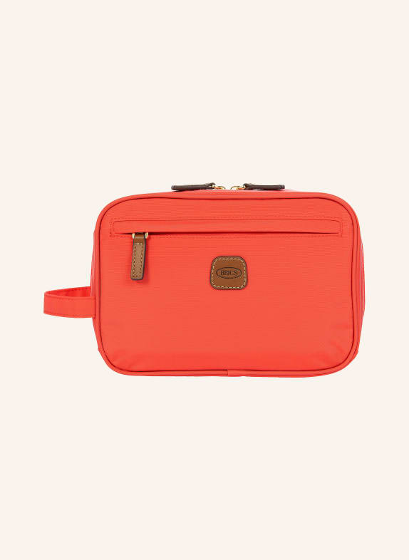 BRIC'S Kosmetiktasche X-TRAVEL ROT / GOLD / BRAUN
