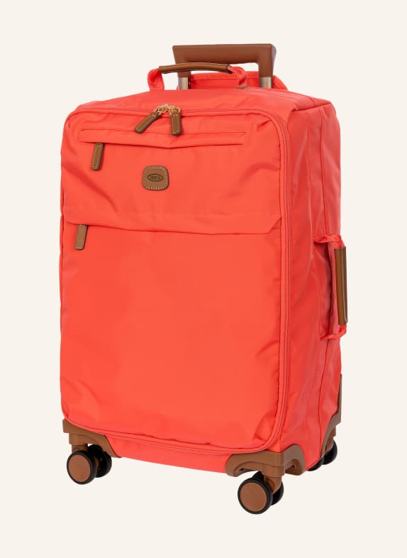 BRIC'S Wheel cabin luggage X-TRAVEL ORANGE / BROWN