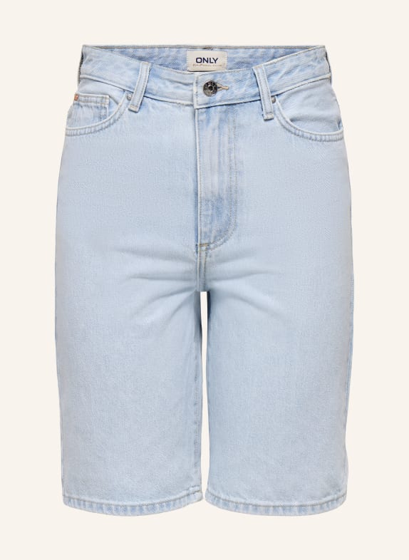 ONLY Jeansshorts Light Blue Bleached Denim