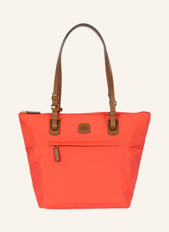 BRIC'S Schultertasche mit Pouch ROT / GOLD / BRAUN