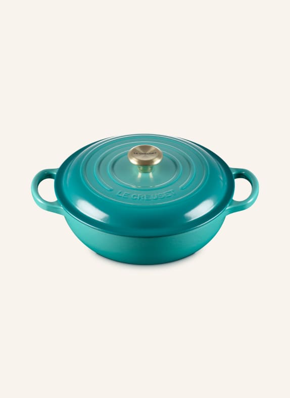 LE CREUSET Gourmet-professionele pan SIGNATURE Bleu Riviera