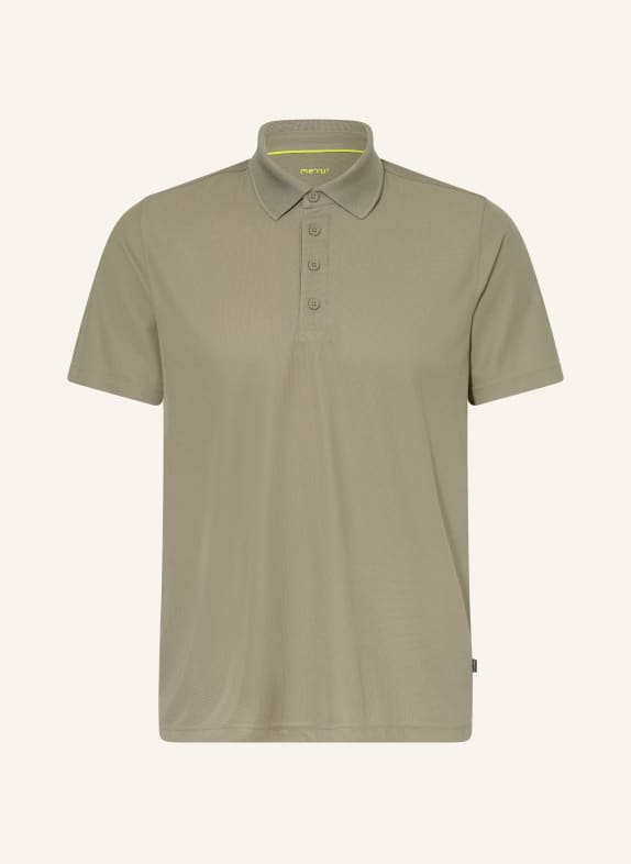 me°ru' Funktions-Poloshirt BRISTOL OLIV
