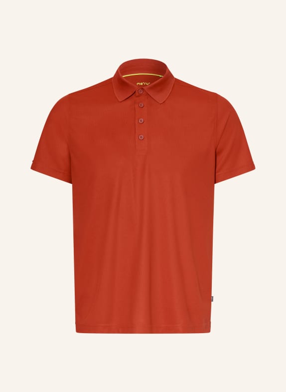 me°ru' Funktions-Poloshirt BRISTOL DUNKELORANGE
