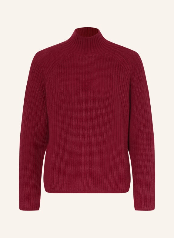 lilienfels Pull en cachemire ROUGE FONCÉ