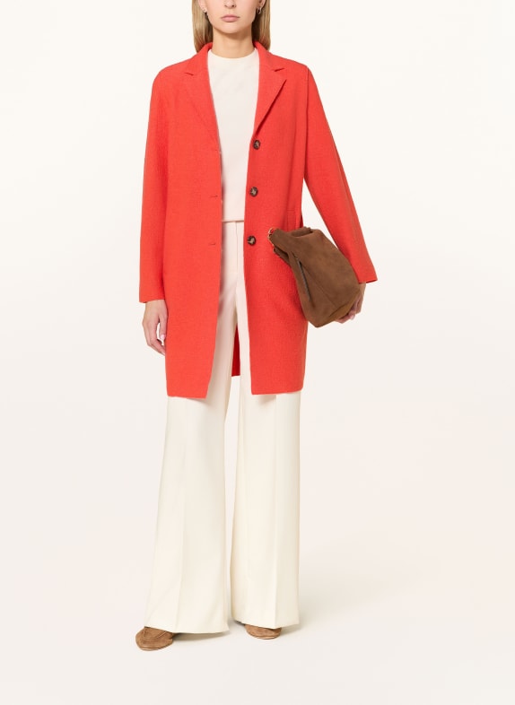 oui Wool coat ORANGE