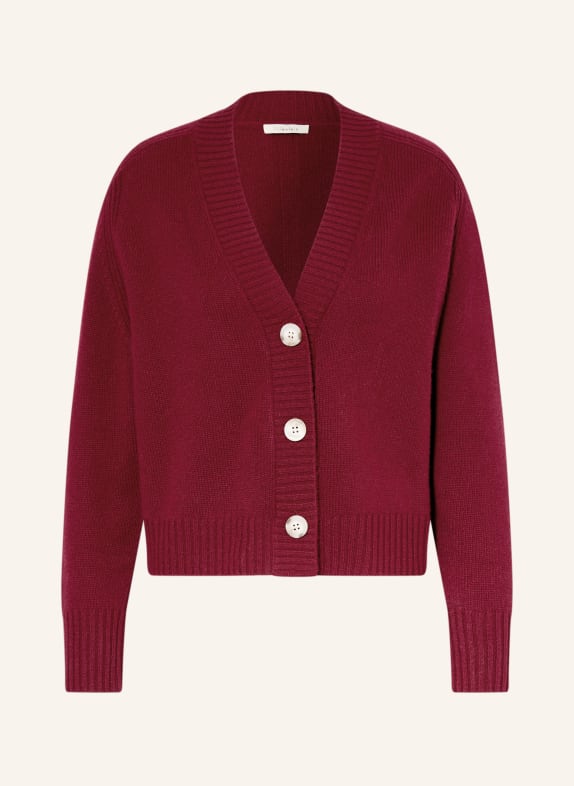 lilienfels Cardigan en cachemire ROUGE FONCÉ