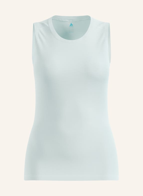 odlo Funktionswäsche-Top NATURAL MERINO 160 aus Merinowolle TÜRKIS