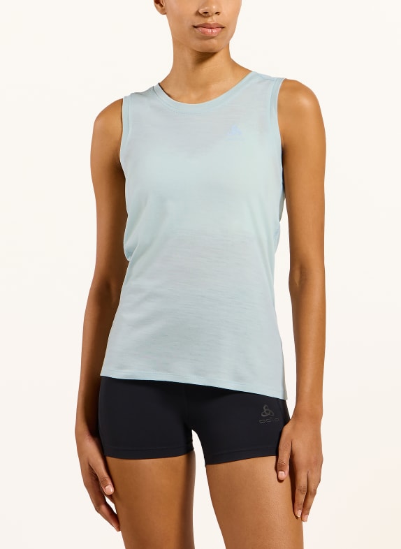 odlo Functionele onderhemd NATURAL MERINO 160 van merinowol TURQUOISE