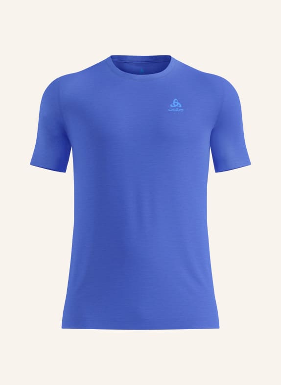 odlo Functional underwear shirt NATURAL MERINO 160 made of merino wool BLUE
