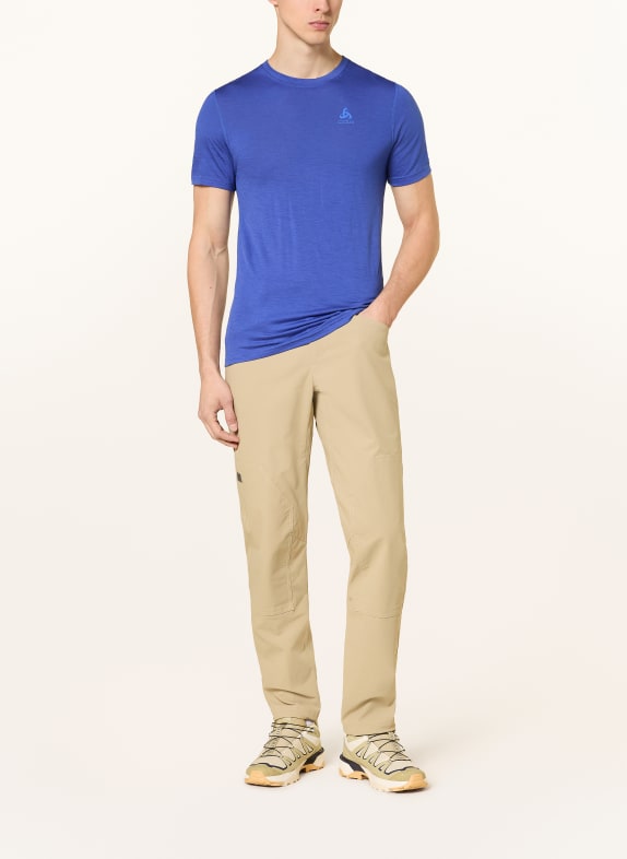 odlo Functioneel shirt NATURAL MERINO 160 van merinowol BLAUW