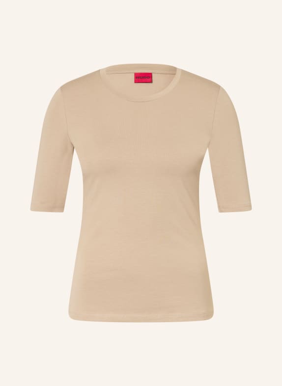 HUGO T-shirt DARNELIA BEIGE