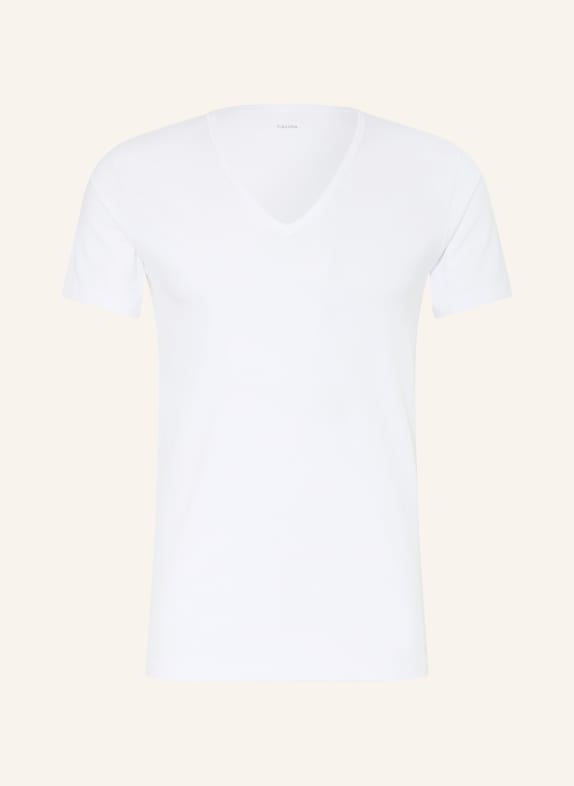 CALIDA Schlafshirt COTTON CODE WEISS