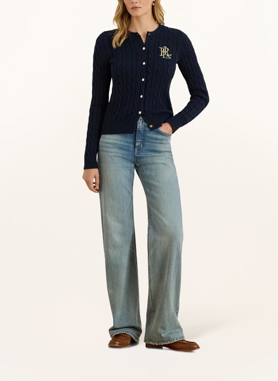 LAUREN RALPH LAUREN Strickjacke DUNKELBLAU