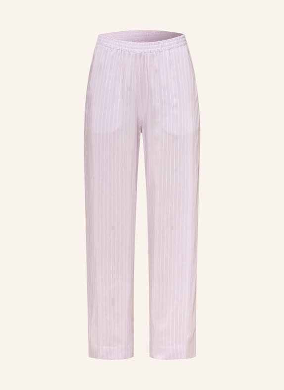 zimmerli Pyžamové kalhoty FEMININE STRIPES SVĚTLE FIALOVÁ / REŽNÁ