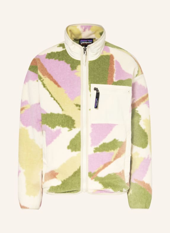 patagonia Fleece jacket CREAM / LIGHT PURPLE / GREEN