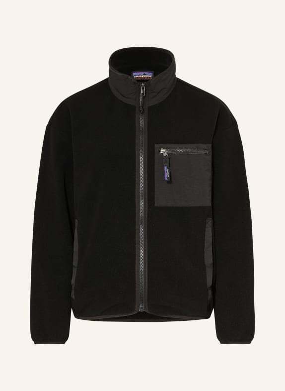 patagonia fleecejack ZWART